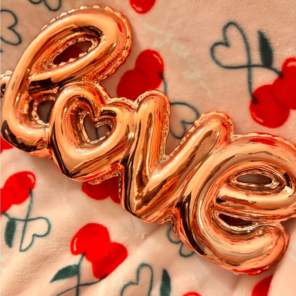 Rose Gold Love Balloon Decor